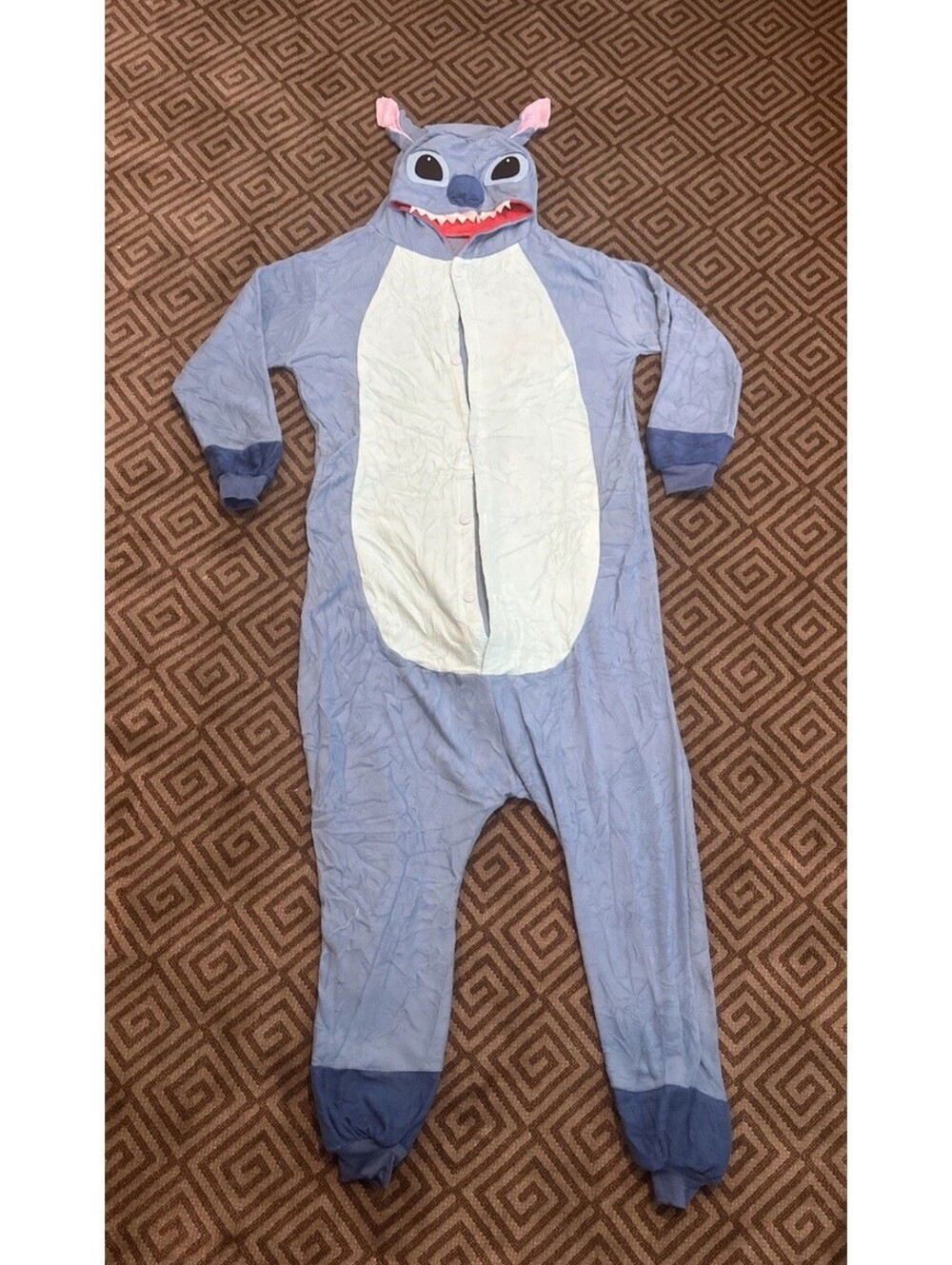 Lilo And Stitch - Stitch Pajamas Costume Cosplay Adult XL